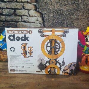 Academy 18150 Da Vinci Machines Series Clock New Open Box